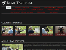 Tablet Screenshot of beartacticalky.com